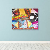 Toile Les surfaces composées et les surfaces composées (Insitu (Plancher de Bois))