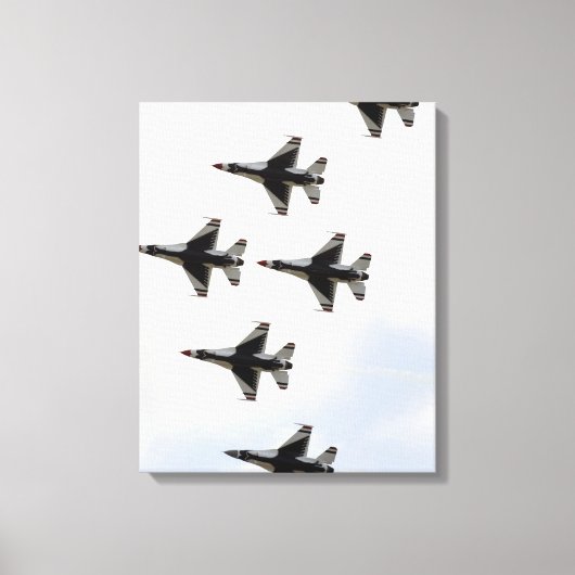Toile Les Thunderbirds forment une formation Delta de 6 (Recto)