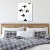 Toile Les Thunderbirds forment une formation Delta de 6 (Insitu(Chambre))