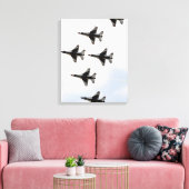 Toile Les Thunderbirds forment une formation Delta de 6 (Insitu(Salon))