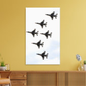 Toile Les Thunderbirds forment une formation Delta de 6  (Insitu(Salon))