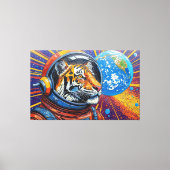 TOILE LES TIGRES DE L'ESPACE SONT PARTIS ! (Recto)