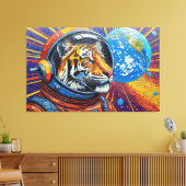 TOILE LES TIGRES DE L'ESPACE SONT PARTIS ! (Insitu(Salon))