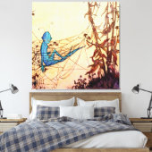 Toile « Les toiles d'araignées sont des hamacs de fées » (Insitu(Chambre))