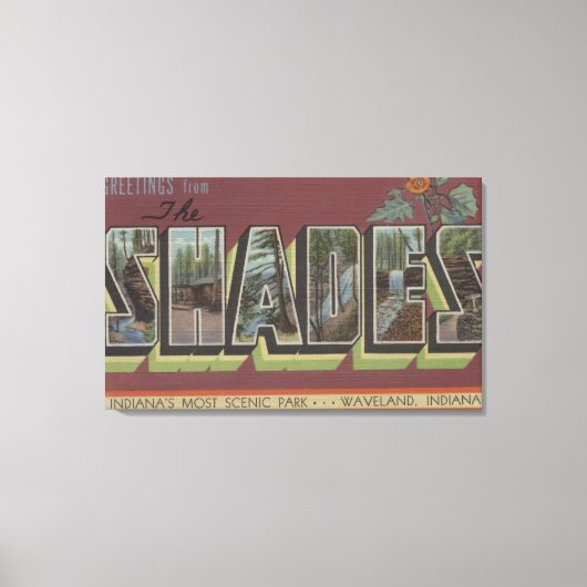 Toile Les tons - Grandes Scènes de lettres (Recto)