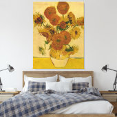 Toile Les tournesols de Vincent van Gogh, 1878 (Insitu(Chambre))