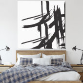 Toile Les traits noirs, par ©Lorena Depante (Insitu(Chambre))