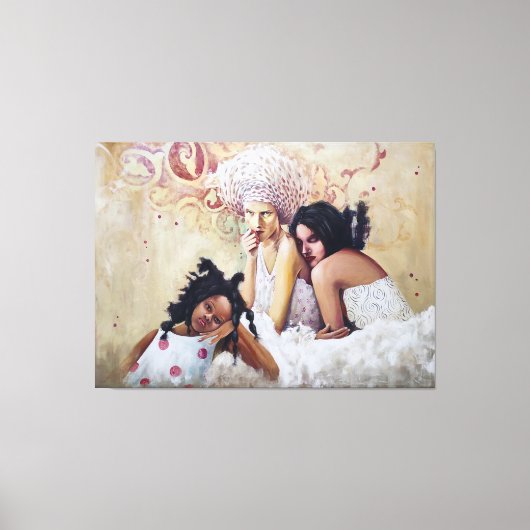 Toile les trois femmes (Recto)