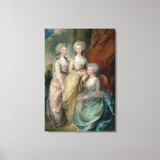 Toile Les trois filles aînées de George III : Princesse (Recto)