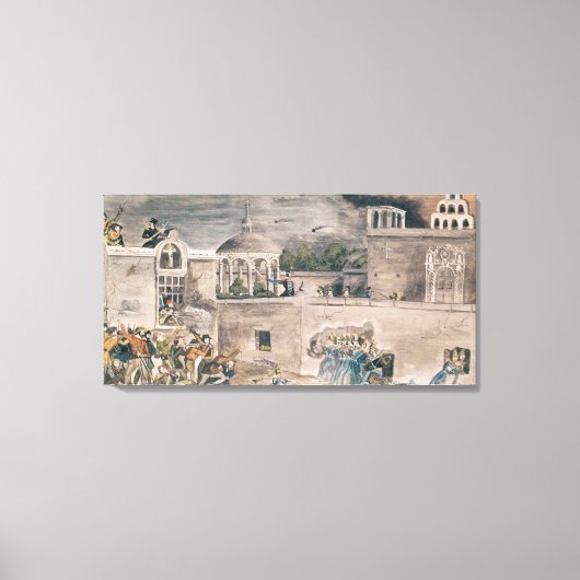 Toile Les troupes américaines sous le général Doniphan (Recto)