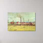 Toile Les usines à Asnieres par Vincent van Gogh (Recto)