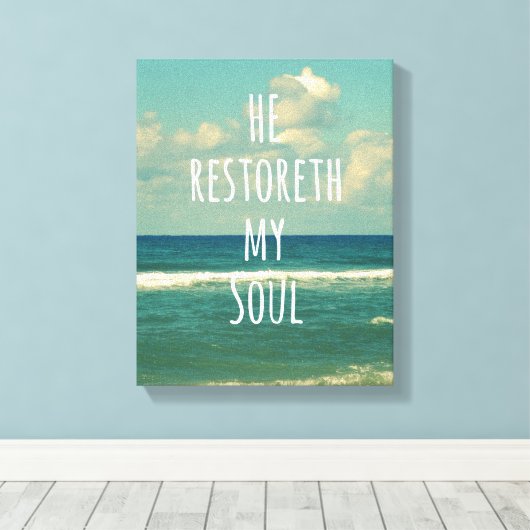 Toile Les Versets de Soul (Insitu (Plancher de Bois))