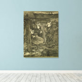 Toile Les Vierges sages et stupides (Insitu (Plancher de Bois))