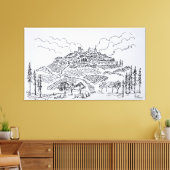 Toile Les vignobles de Sancerre | Vallée de la Loire, Fr (Insitu(Salon))