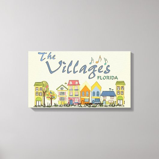 Toile Les villages en floride (Recto)