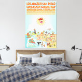 Toile Les villes de Californie du Sud (Insitu(Chambre))