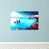 Toile Les villes en bord de mer (Insitu (Plancher de Bois))