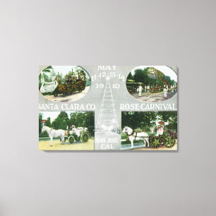 Toile Les vues pittoresques de Santa Clara Co se sont