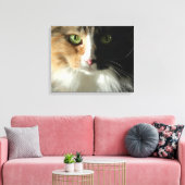 Toile Les yeux du chat (Insitu(Salon))