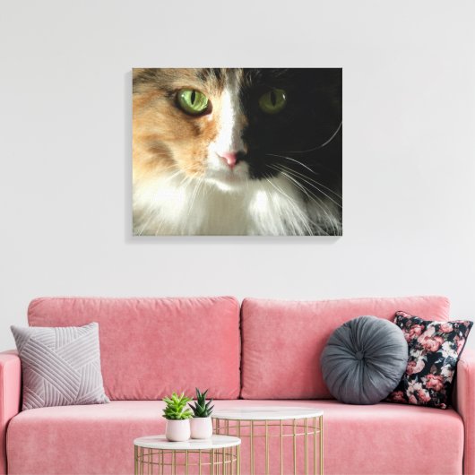 Toile Les yeux du chat (Insitu(Salon))