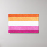 Lesbian Pride et support drapeaux couleurs Art
