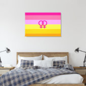 Toile Lesbienne Dawn Pride Femmes qui aiment les femmes (Insitu(Chambre))
