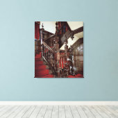 Toile L'escalier Well, c.1600 (Insitu (Plancher de Bois))