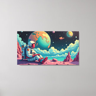 Toile L'espace entre les pensées