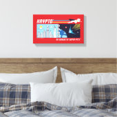 Toile L'espace extra-atmosphérique de Krypto vers la mét (Insitu(Chambre))