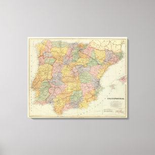 Toile L'Espagne et le Portugal 2