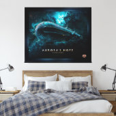 Toile L'espoir d'Aurora, voyage cosmique par Xzendor7 (Insitu(Chambre))
