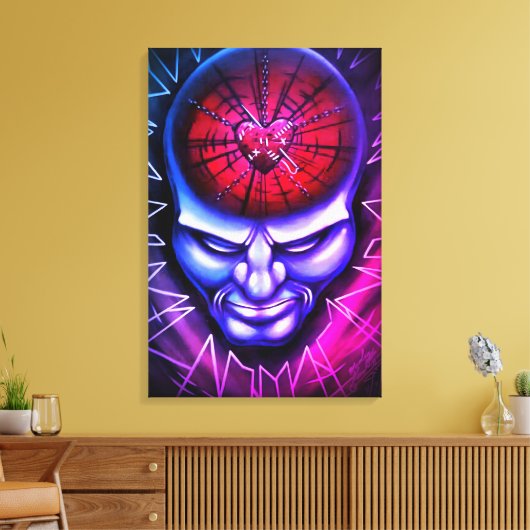 Toile "L'esprit brisé" (Insitu(Salon))