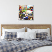 Toile L'esprit de l'enfant par la Fondation Shaw (Insitu(Chambre))