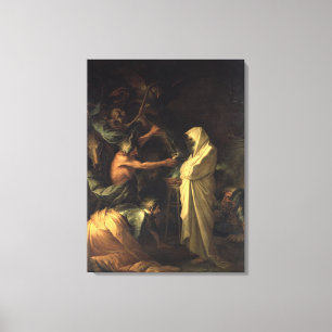 Toile L'Esprit de Samuel paraissant à Saül à la maison