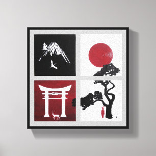 Toile L'esprit japonais Peinture par Alfred Fox