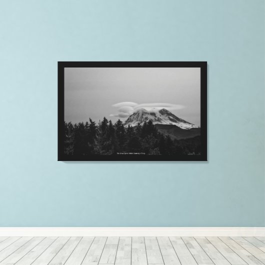 Toile L'Esprit Nuageux (Insitu (Plancher de Bois))