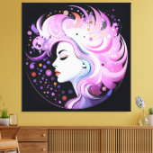 Toile "L'essence de l'élégance" Beauté des femmes (Insitu(Salon))