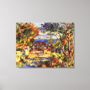 Toile L'Estaque de Pierre Renoir, Impressionnisme Vintag