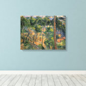 Toile L'Estaque, vue à travers les pins par Paul Cezanne (Insitu (Plancher de Bois))