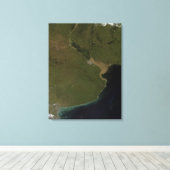 Toile L'estuaire du Rio de la Plata (Insitu (Plancher de Bois))