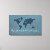 Toile Let the adventure begin (Recto)