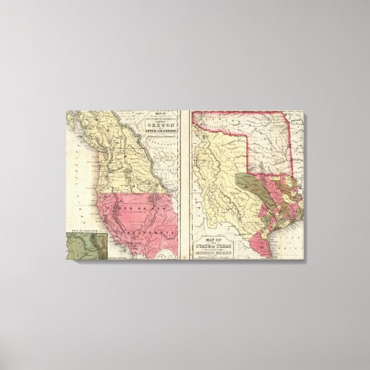 Toile L'État Du Texas (Recto)