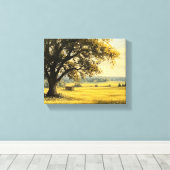 Toile L'été dans le paysage rural (Insitu (Plancher de Bois))