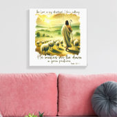 Toile L'Éternel Chrétien Inspiré Est Mon Berger (Insitu(Salon))