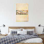 Toile "L'Éternel se tenait parmi les druides...", assiet (Insitu(Chambre))