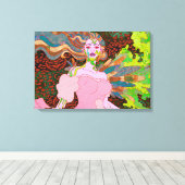 Toile L'Étrange Ange (Insitu (Plancher de Bois))