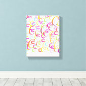 Toile Letter Confetti "C" (Insitu (Plancher de Bois))