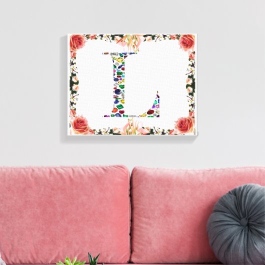 Toile Letter L monogram (Insitu(Salon))