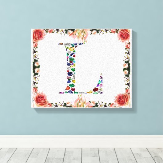 Toile Letter L monogram (Insitu (Plancher de Bois))