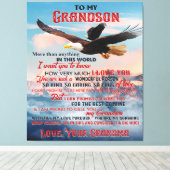 Toile Lettre À Mon Petit-Fils Cadeau, L'Idée Cadeau Bébé (Insitu (Plancher de Bois))